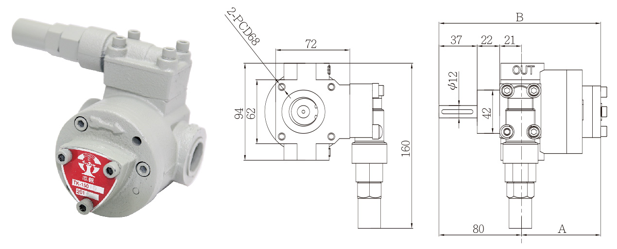 Tswu Kwan TK1508D6 Heavy Oil Lubrication Pump 7 cm³/rev 3/4 PT eBay